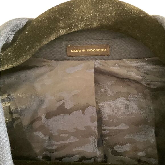 JOSEPH ABBOUD Men’s Size 36/30 Blue Wool Polyester Sport Coat Blazer Suit Jacket - Picture 3 of 16